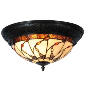 Tiffany plafondlamp Butterfly Rand