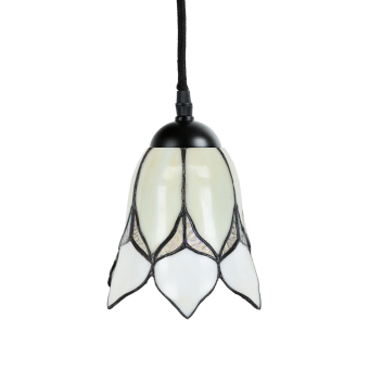 Tiffany Hanglamp Lovely Flower White