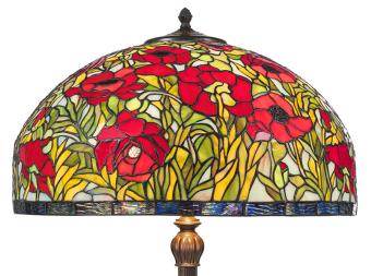 Tiffany vloerlamp Rosas 50