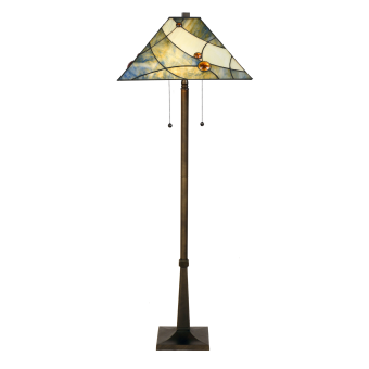 Tiffany Vloerlamp Sky Blue