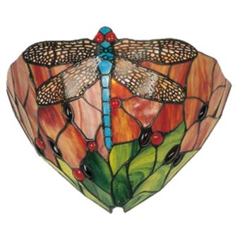 Tiffany wandlamp Dragonfly schaal