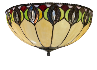 Tiffany plafondlamp Nazar 50cm -80