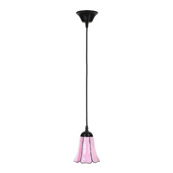 Tiffany Hanglamp aan snoer Liseron Pink