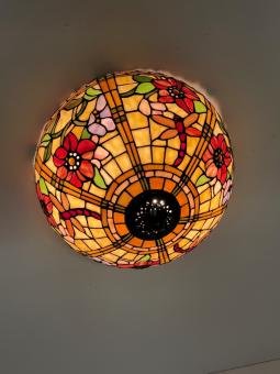 Tiffany plafondlamp Alabama 4080