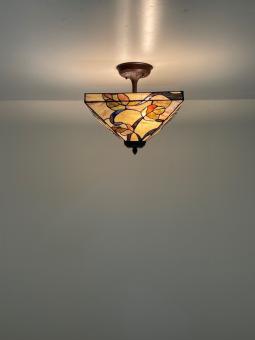 Tiffany plafondlamp Estland 36  Flow