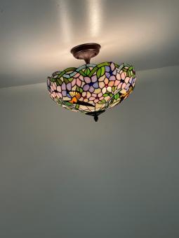 Tiffany plafondlamp Hummingbird  40 Flow