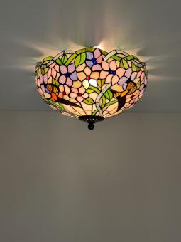 Tiffany plafondlamp Hummingbird 40 - 80