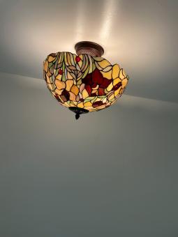 Tiffany plafondlamp Italy 40 Flow 