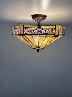 Tiffany plafondlamp Luxembourg 53  Flow