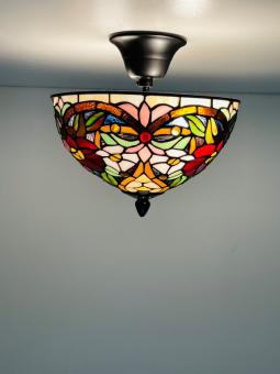 Tiffany plafondlamp Madeira 2596