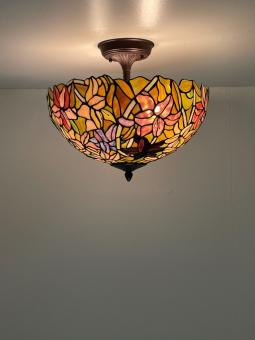 Tiffany plafondlamp Monaco 40 Flow 