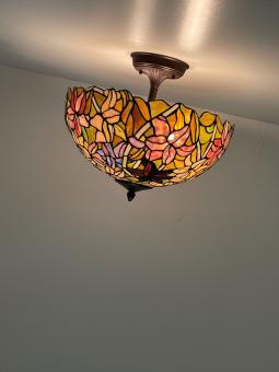 Tiffany plafondlamp Monaco 40 Flow 