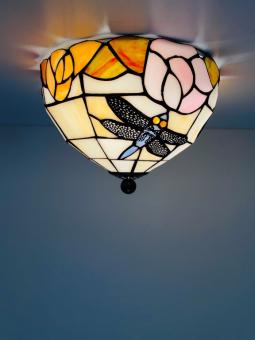 Tiffany Plafondlamp Ø25cm Bolzano - 80