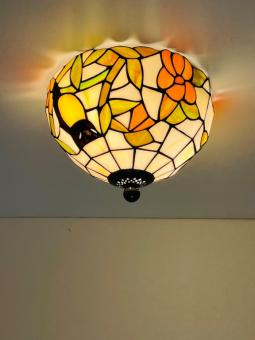 Tiffany Plafondlamp Ø25cm Brescia - 80