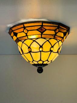 Tiffany Plafondlamp Ø25cm Switserland  80