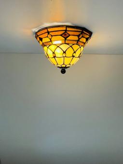 Tiffany Plafondlamp Ø25cm Switserland  80