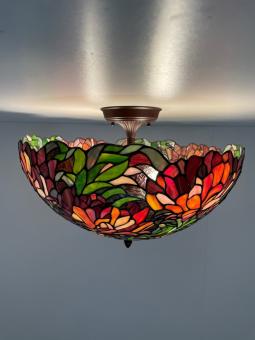 Tiffany plafondlamp Ø50cm Peony  Flow