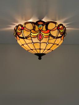 Tiffany plafondlamp Roxbury 40 - 80