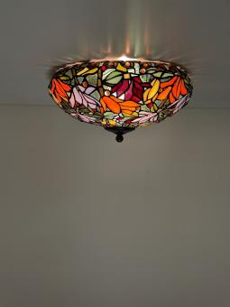 Tiffany plafondlamp San Marino 44 / 80