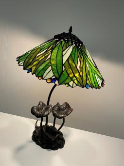 Tiffany tafellamp Andorra  P19    tiffanylamp