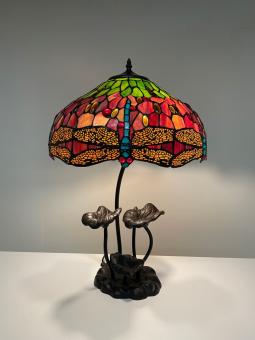 Tiffany tafellamp Dragonfly  P19 - 9201  tiffanylamp