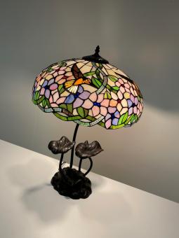 Tiffany tafellamp Hummingbird  P19      tiffanylamp