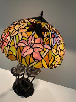 Tiffany tafellamp Monaco  P19   tiffanylamp