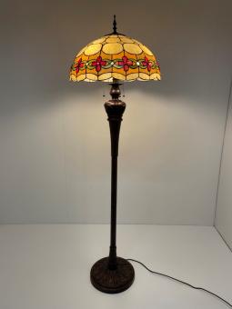 Tiffany vloerlamp Cherry 50 De Luxe