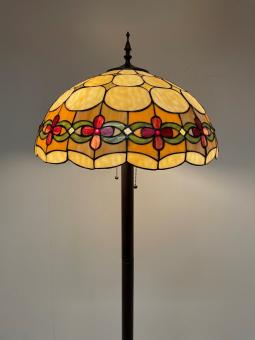 Tiffany vloerlamp Cherry 50 Straight