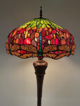 Tiffany vloerlamp Dragonfly 51 Deluxe