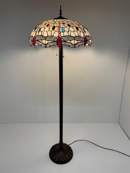 Tiffany vloerlamp Dragonfly 55 - Straigt