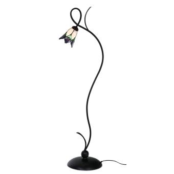 Tiffany Vloerlamp Lovely Flower Purple