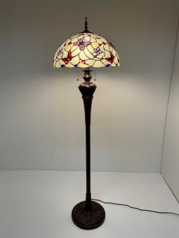 Tiffany vloerlamp Papillon 50 Deluxe