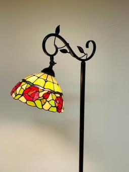 Tiffany vloerlamp Rosamunde