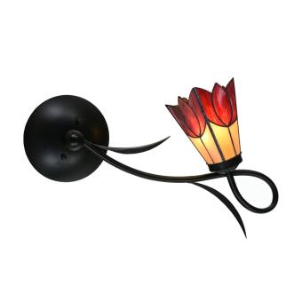 Tiffany Wandlamp / Plafonnière Lovely Fleur de Vanneau 