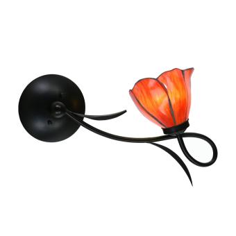 Tiffany Wandlamp / Plafonnière Lovely Tender Poppy